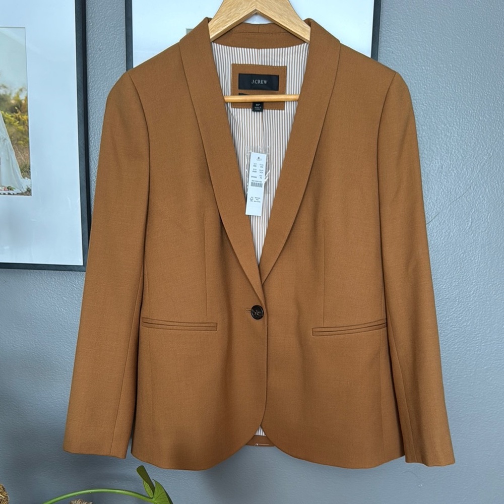 J.Crew Caramel Petite Blazer NWT